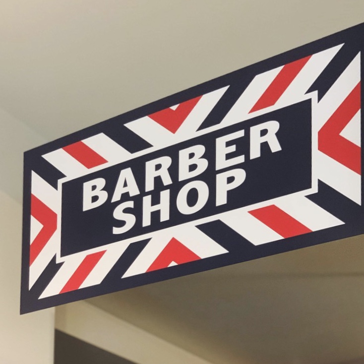 8320円 独特な店 BARBER SHOP METAL SIGN サロン用品 サイン アンティーク ウィリアムマービー ロイヤルナイト
